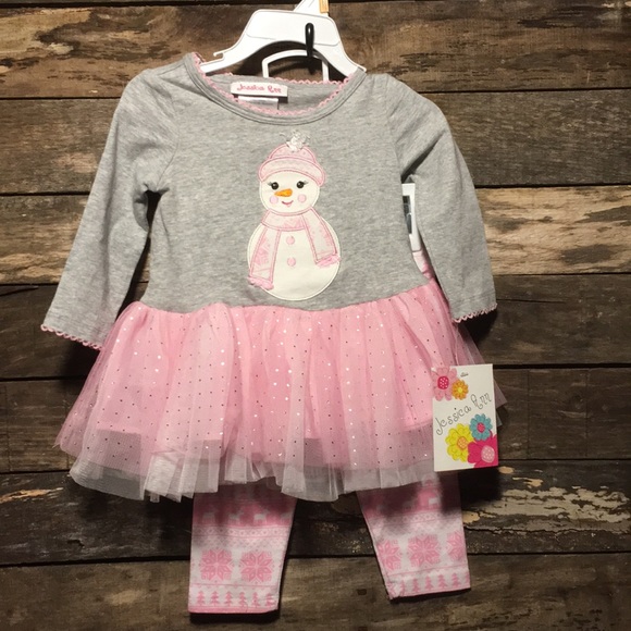 baby girl snowman outfit